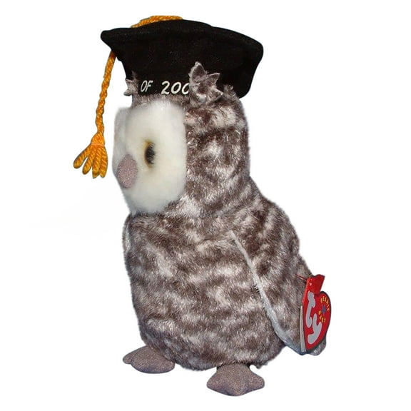 Ty Beanie Baby: Smart the Owl - Graduation 2001 | Stuffed Animal | MWMT