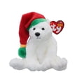 thumbnail image 1 of Ty Beanie Babies Snowdrift the Polar Bear Christmas Plush 2003, 1 of 7