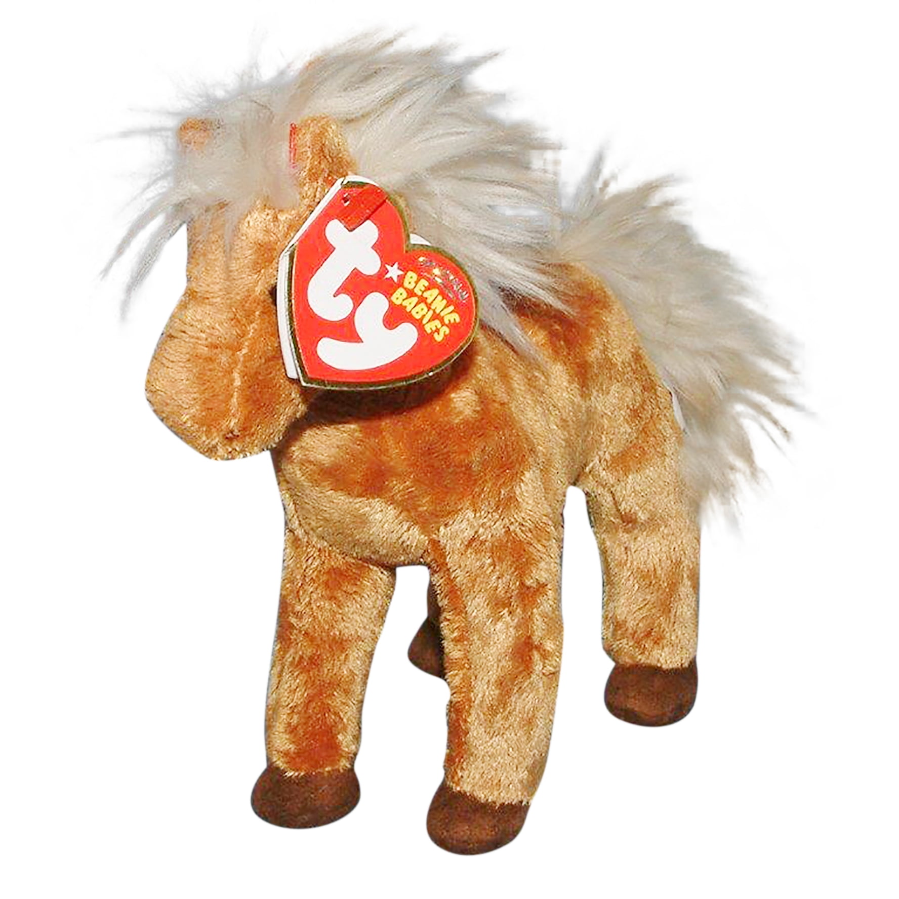 Ty Beanie Baby Spurs the Horse Stuffed Animal MWMT