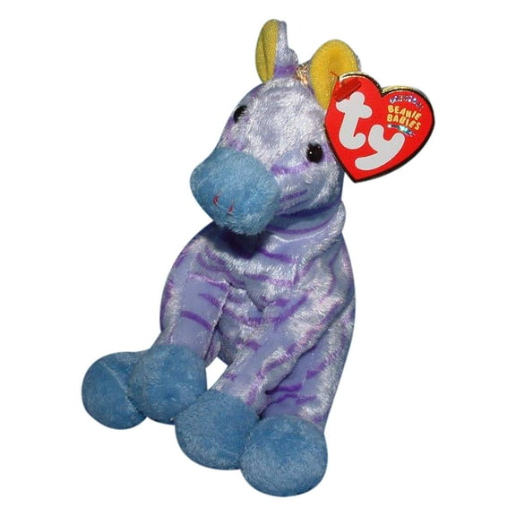 Ty Beanie Babies Vegas the Zebra Purple Plush 2003 Greatest Show on Earth Series