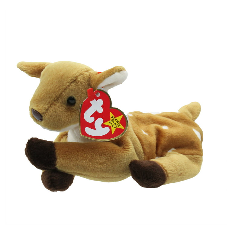 Ty Beanie Baby: Whisper the Deer | Stuffed Animal | MWMT