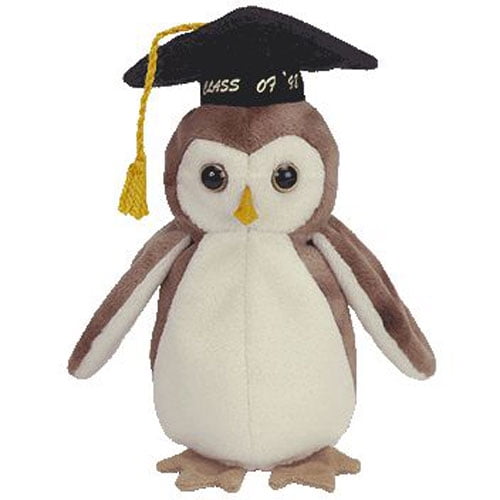 Ty Beanie Baby: Wise the Owl - Graduation 1998 | Stuffed Animal | MWMT