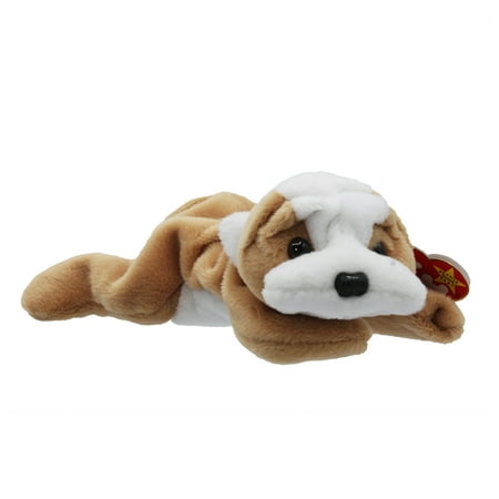 Wrinkles Beanie Baby Bulldog Plush by Ty 1996