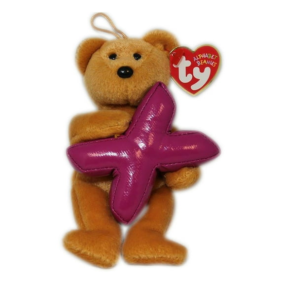 Ty Beanie Baby: X the Alphabet Bear | Stuffed Animal | MWMT's