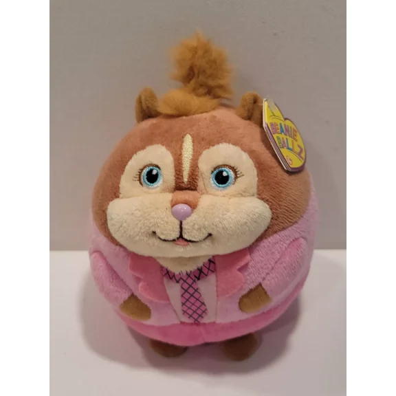 Ty Beanie Ballz - BRITTANY Alvin & the Chipmunks  Plush (NO TY HANG TAG)(BONUS 1 FUN CHOPS)