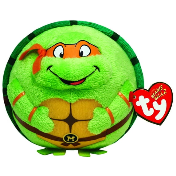 Ty Beanie Ballz Michelangelo Orange Mask