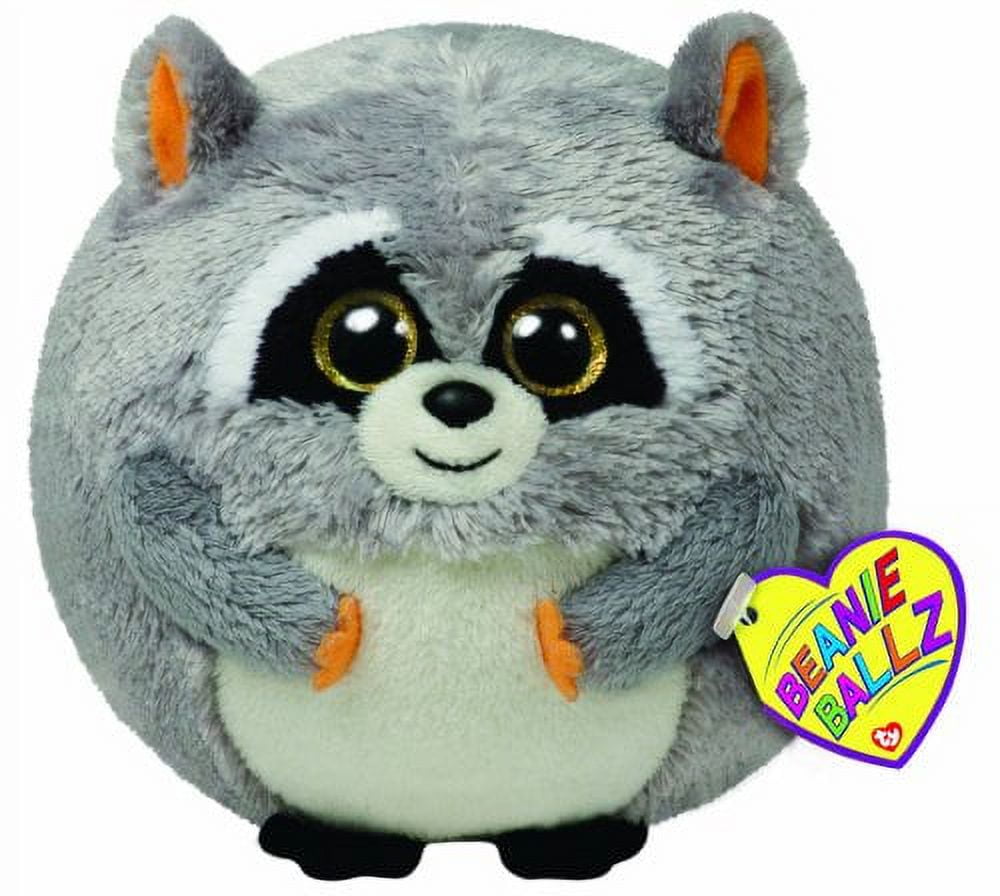 BEANIE BALLZ ぬいぐるみ　バイユー Ty Beanie Ballz Mischief Racoon 5 Plush - Walmart.com