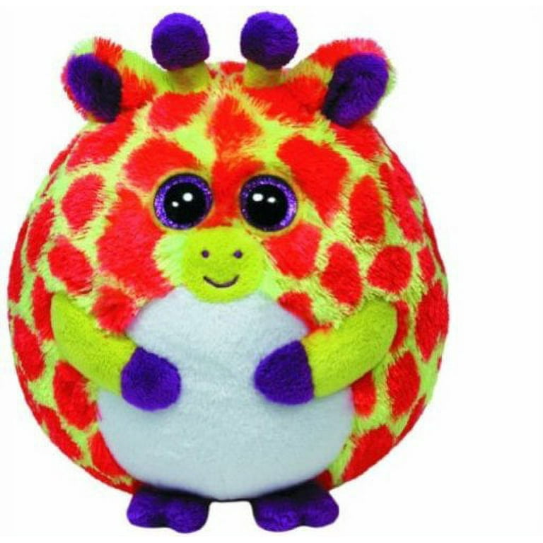 Ty Beanie Ballz Toby Orange Giraffe Regular Plush Multi-Colored
