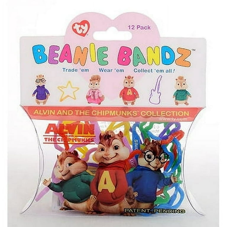 Ty Beanie Bandz - Alvin & The Chipmunks Collection Rubber Silly