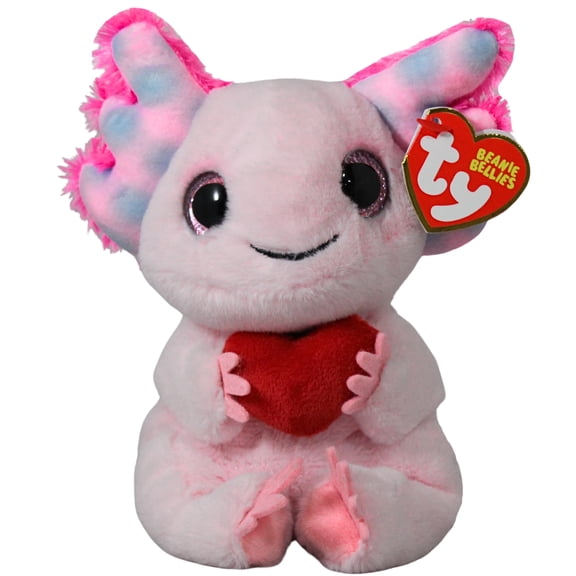 Ty Beanie Bellies - Locky the Axolotl - Stuffed Animal
