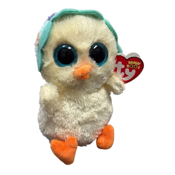 Ty Beanie Boo Emmie The Easter Chick with a Hat - 6