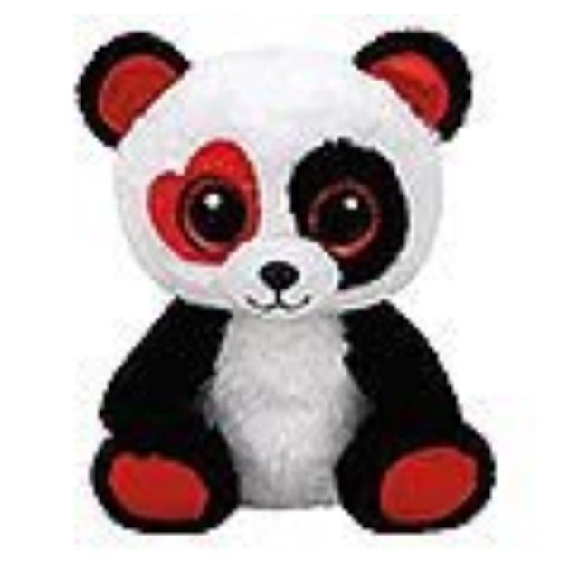 Ty Beanie Boos- Valentina the Valentine's Day Panda – Glitter Eyes