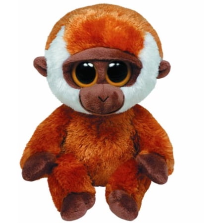 Ty Beanie Boos - Bongo the Orangutan – Solid Eyes - Stuffed Animal