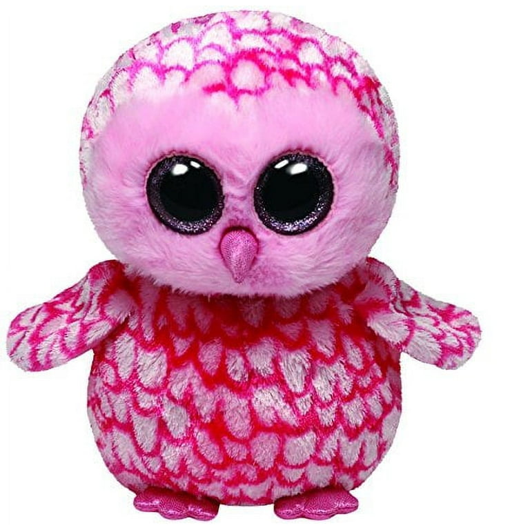 Ty Beanie Boos Buddies Pinky Pink Barn Owl Medium Plush Walmart