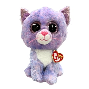Ty Beanie Boos - Cassidy the Cat Medium Glitter Eyes - Stuffed Animal