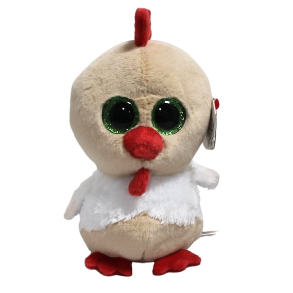 Ty Beanie Boos- Early Bird Rooster Glitter Eyes 7-Eleven Exclusive - Stuffed Animal