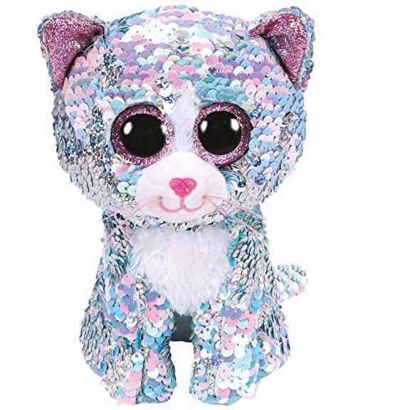 Ty - Beanie Boos - Flippables Whimsy Blue Cat 6"