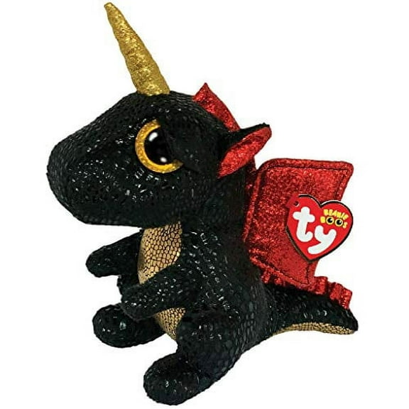 Ty Beanie Boos - Grindal the Dragon Glitter Eyes No Horn - Stuffed Animal
