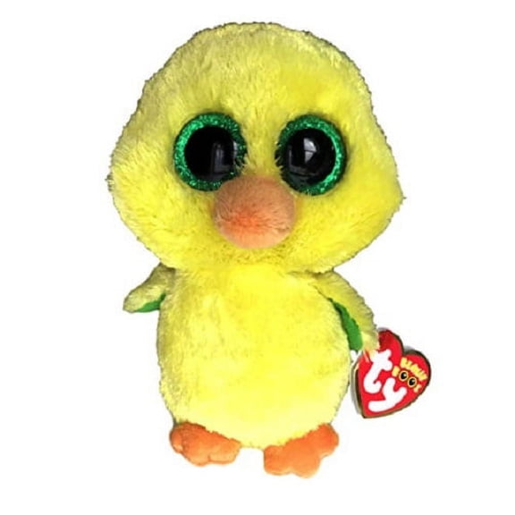 Ty Beanie Boos - NUGGET the Baby Chick (6" Plush) (Easter Exclusive)(BONUS ONE RANDOM TY ERASER)