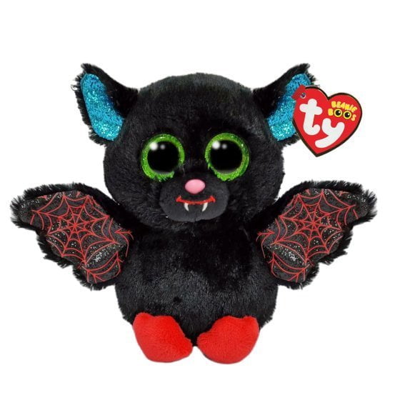 Ty Beanie Boos OPHELIA the 2023 Halloween Black Bat (6 Inch) Plush Stuffed Toy