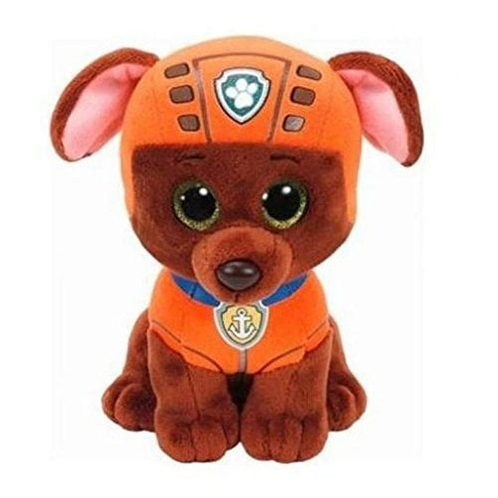 Ty Beanie Boos - Paw Patrol ZUMA  the Labrador 6" Plush (BONUS 1 TY CARD & 1 FUN CHOPS)(NO TY HANG TAG)