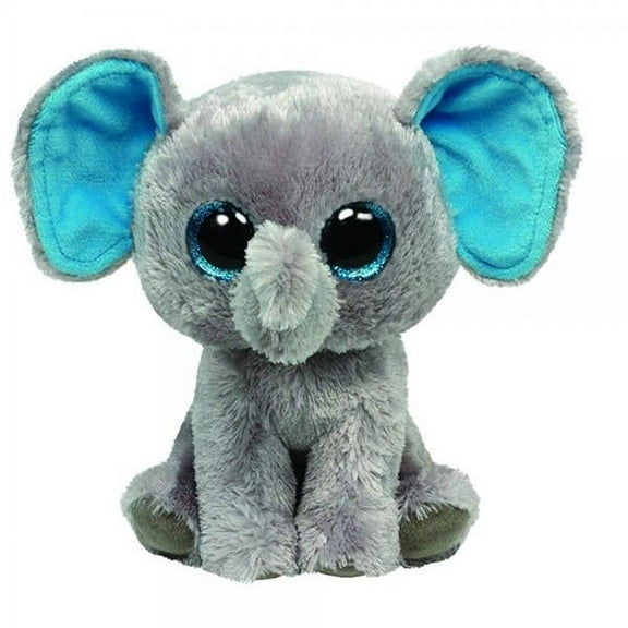 Ty Beanie Boos- Peanut the Elephant   Glitter Eyes  - Stuffed Animal