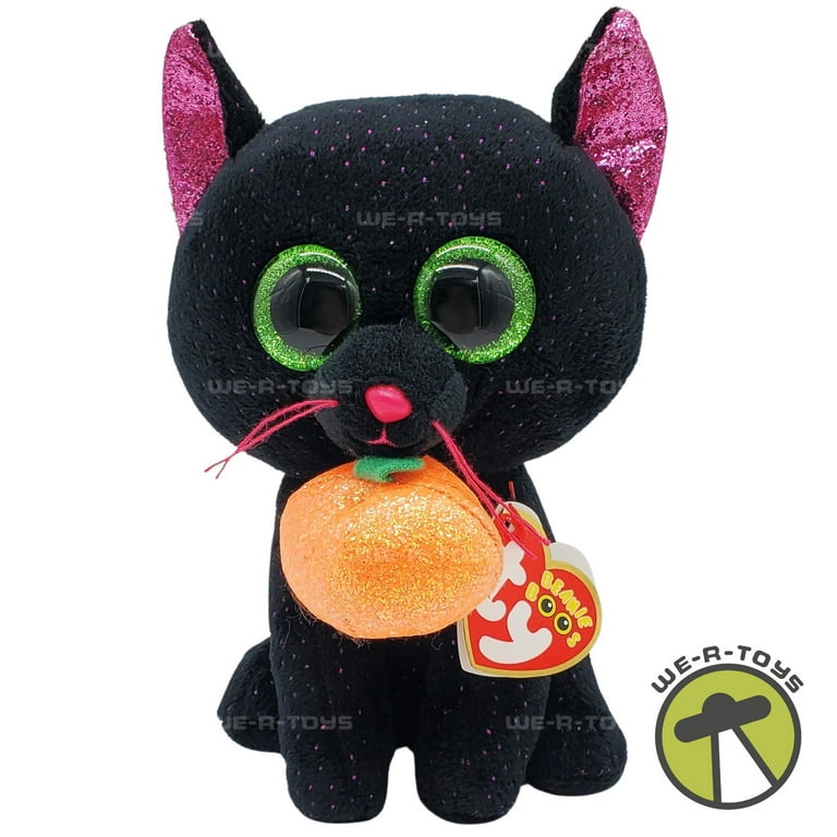 Ty Beanie Boos Potion Black Cat Stuffed Plush Animal Toy, Spooky