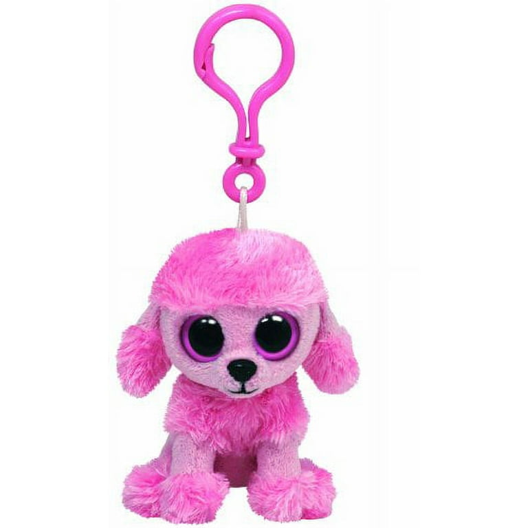 Ty Beanie Boos Princess the Pink Poodle Clip With Glitter Ty Beanie Boos Princess the Pink Poodle Clip With Glitter