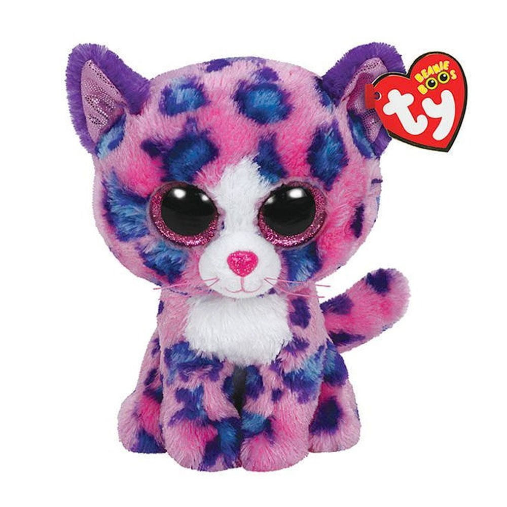 TY Beanie Boos - Reagan The Leopard ( Exclusive) (Glitter Eyes