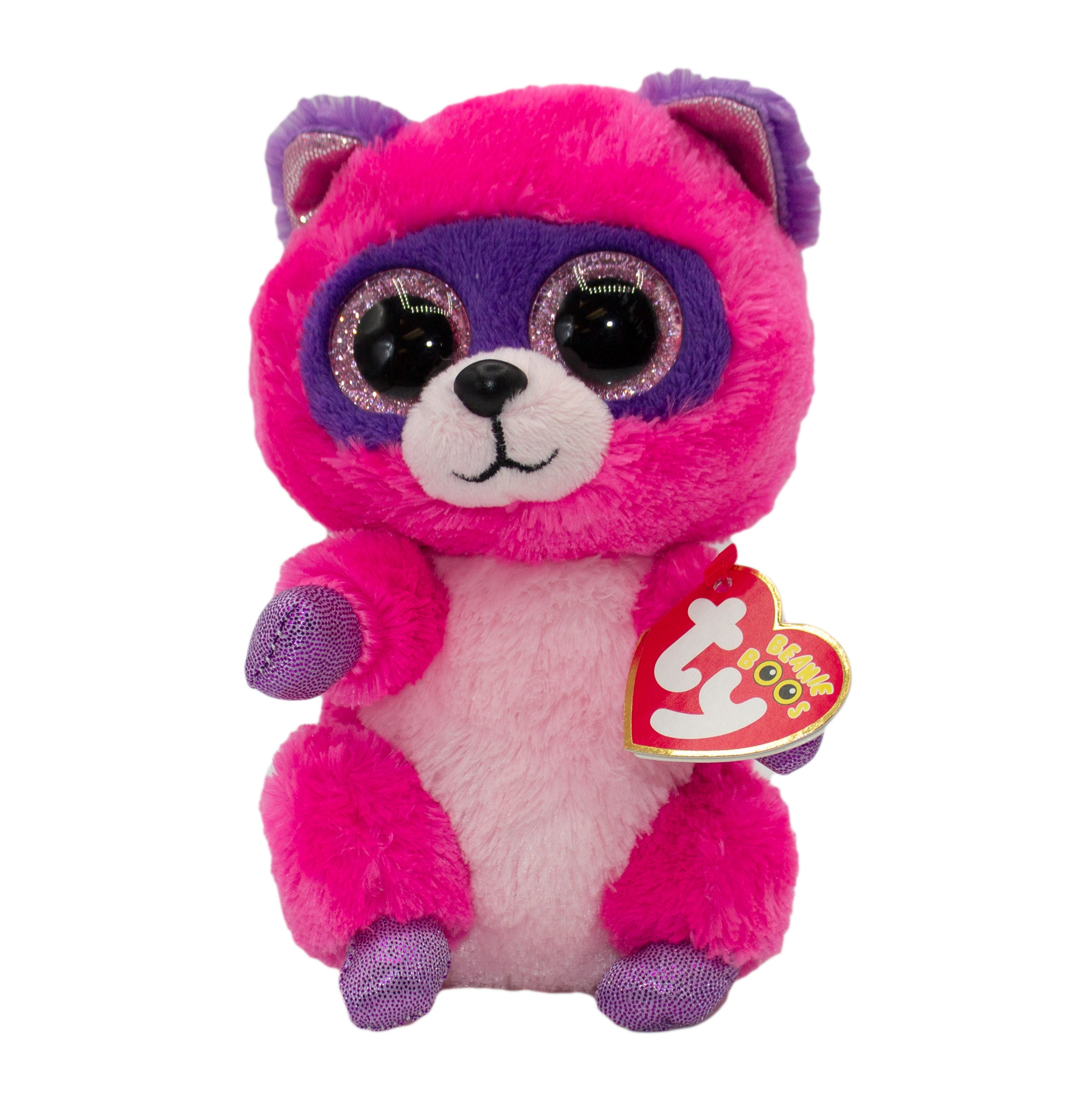 Ty Beanie Boos - ROXIE the Pink and Purple Raccoon (6" Plush) (BONUS ...