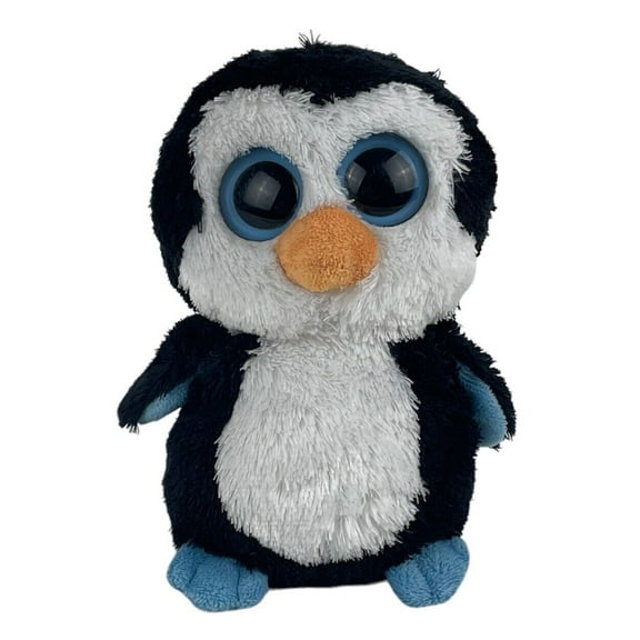 Ty Beanie Boos - WADDLES the Penguin (Solid Eyes)(NO TY HANG TAG) 6" Plush