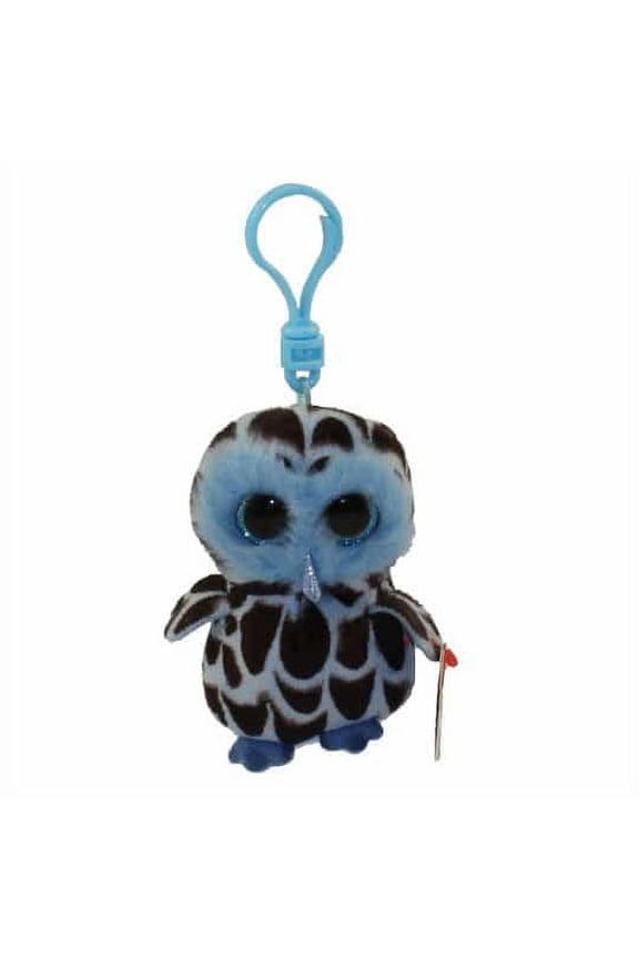 Beanie Boos Yago The Blue Owl Key Clip