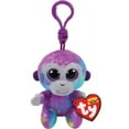 thumbnail image 1 of Ty Beanie Boos  Zuri The Monkey Clip With Glitter Eyes, 1 of 1