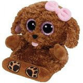Ty Beanie Peek-a-Boos ZELDA the Dog (Glittery Eyes) (NO TY HANG TAG) Phone Holder Plush