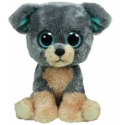 Ty Beanie Boos - Scraps the Dog   Medium 9.5   Solid Eyes - Stuffed Animal