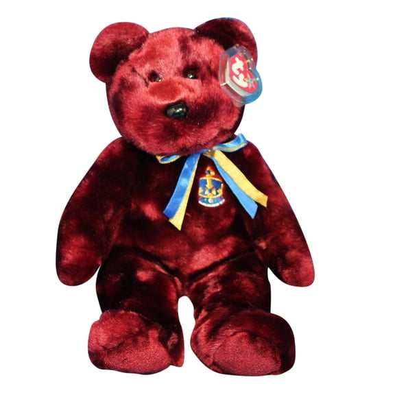 Ty Beanie Buddies Buckingham the Bear Red Plush 2001