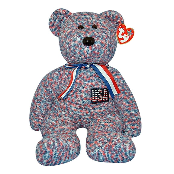 Ty Buddy: Champion USA the Bear | Stuffed Animal | MWMT's