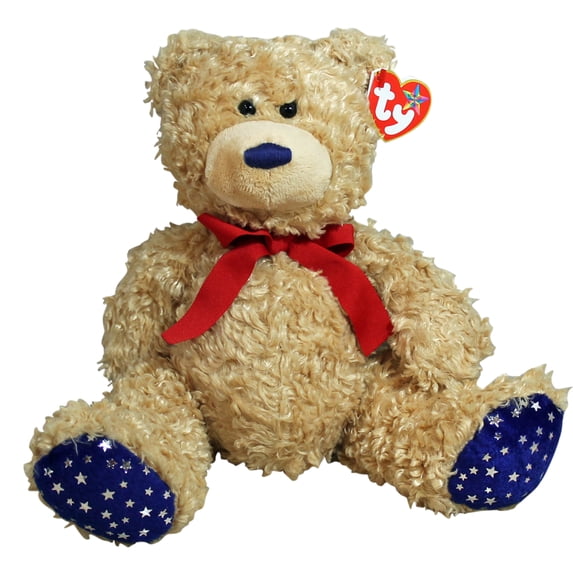 Ty Buddy: Independence the Bear- Red Ribbon | Stuffed Animal | MWMT's