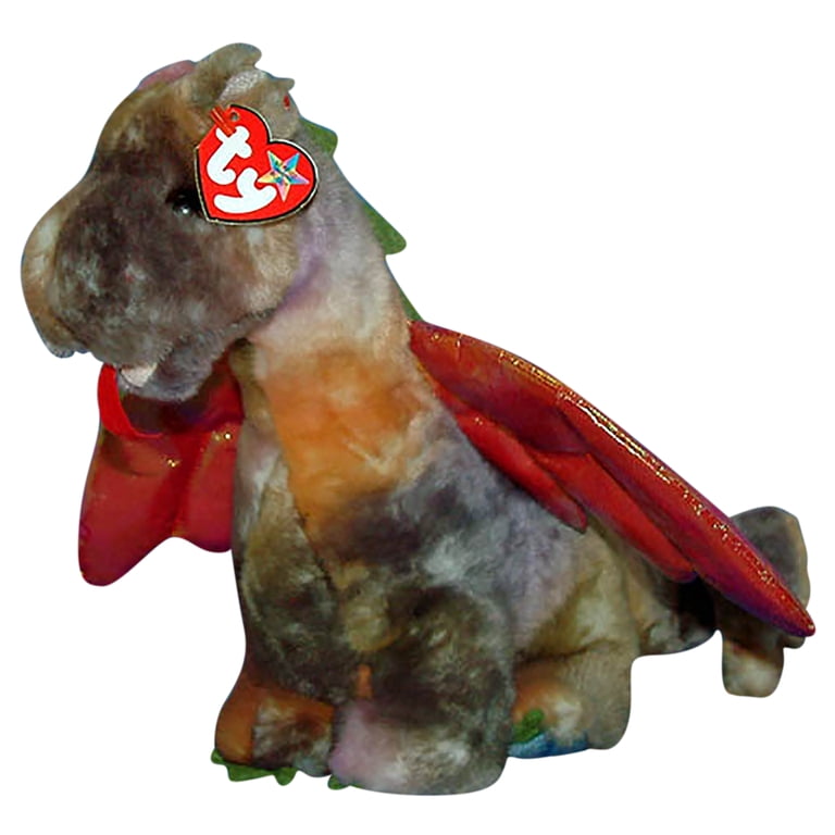Ty Buddy Toy: Scorch the Dragon Stuffed Animal with Mint Tags