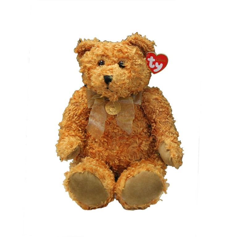 Ty Classics: Teddybearsary the Brown Bear Stuffed Animal MWMT