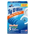 thumbnail image 1 of Ty-D-Bol Toilet Cleaner, Blue Toilet Bowl Cleaner Tablets, Bleach Free, 1.7 oz, 5 Pack, 1 of 9