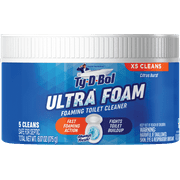 Ty-D-Bol Ultra Foam Toilet Bowl Cleaner, Citrus Scent, 5 Cleans