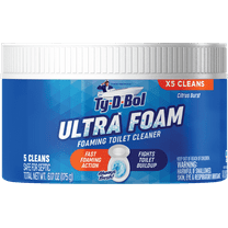 Ty-D-Bol Ultra Foam Toilet Bowl Cleaner, Citrus Scent, 5 Cleans