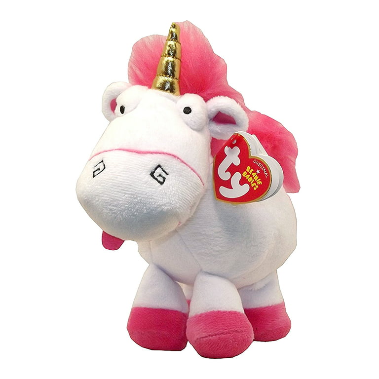 Ty Despicable Me3 Fluffy the Unicorn Plush, 7 X 3.5 inches
