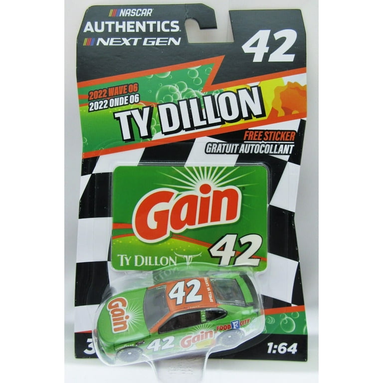 Ty Dillon Gain 42 NASCAR Authentics Die Cast 1 64 Scale