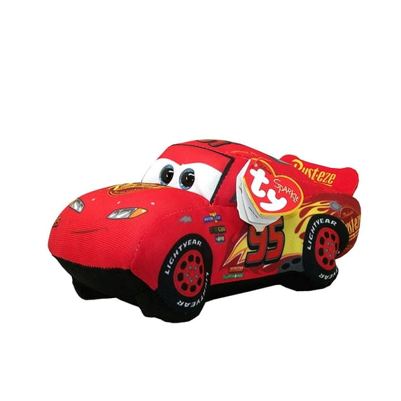 Ty Disney Pixar - Cars3 Lightning McQueen Red 7" Plush (With Fun Chops)