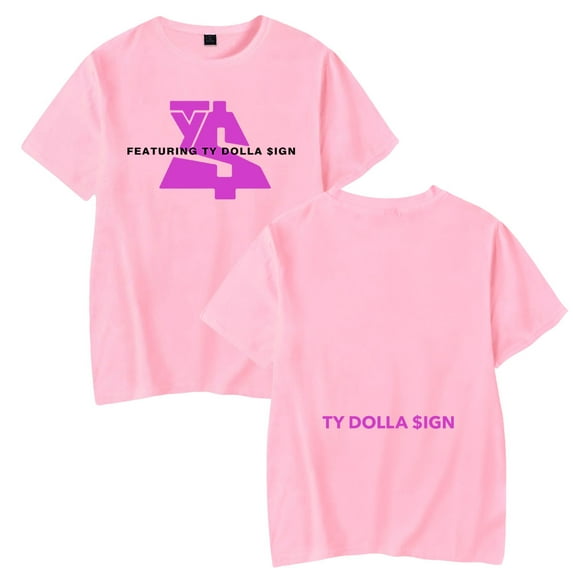 Ty Dolla $ign Featuring T-shirts Merch Popular Graphics sided Print Round Neck Unisex Trendy Casual Short Sleeve T-Shirt Top