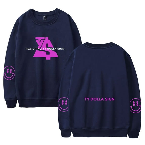 Ty Dolla $ignFeaturing Crew Neck Sweatshirt Merch Popular Graphics sided Print Unisex Trendy Casual Streetwear Sweatshirt