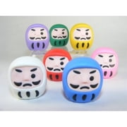 Iwako 7 Colours Japanese Daruma Erasers