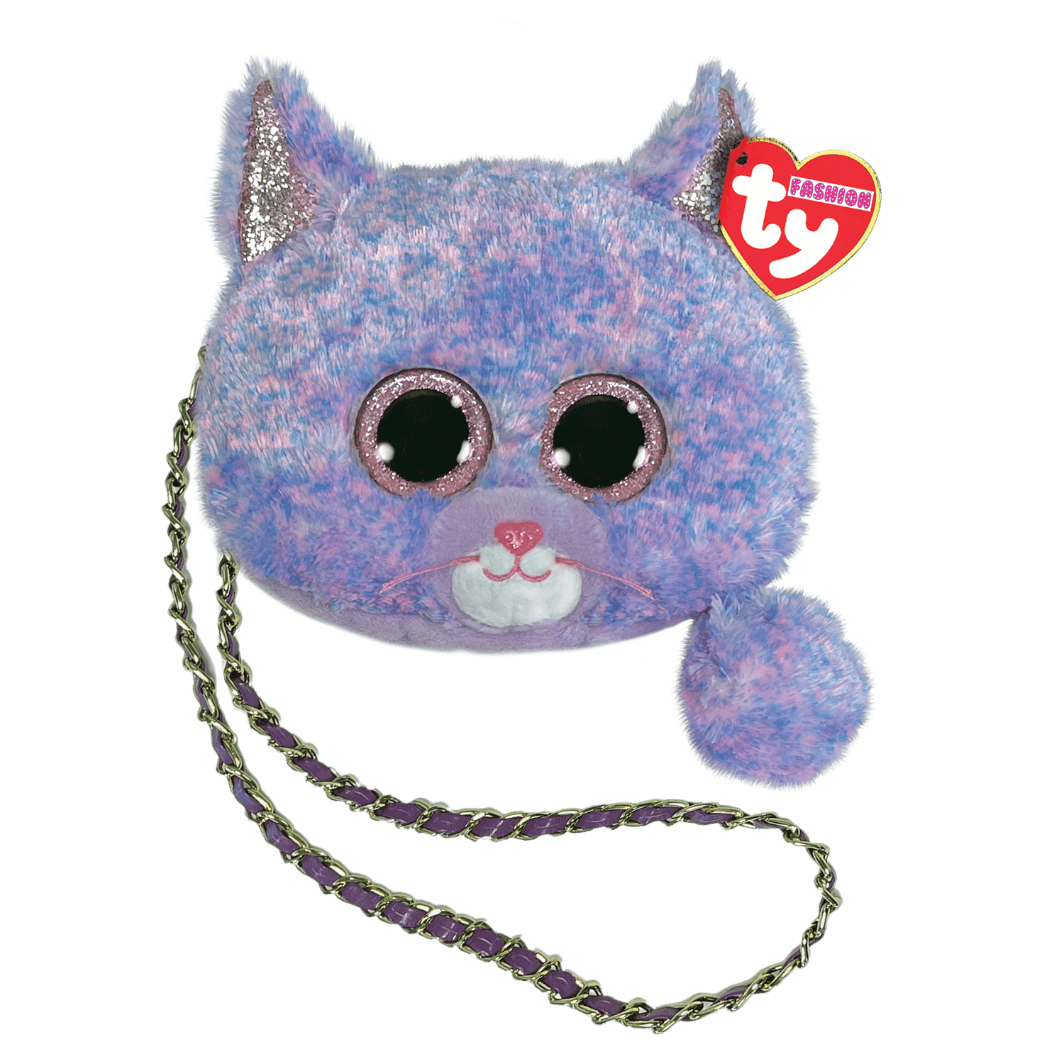 Ty Beanie Boos® Regular Recognizable Character Plush Animal Stuffed Toy,  Cassidy the Lavender Cat, Ages 3+